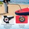 Inflatable Paddle Board with Triple Fins and Adjustable Handle
